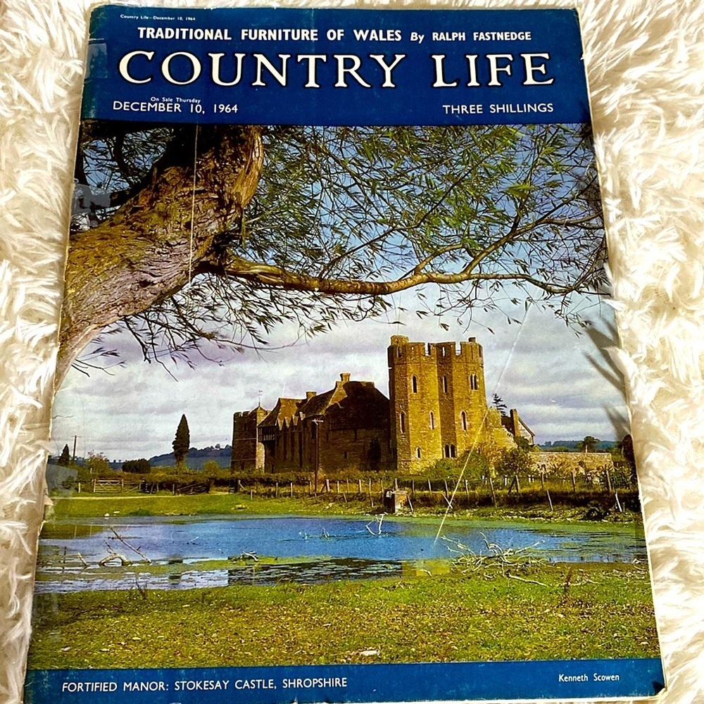 December 1964 Country Life Magazine Traditional Furniture of Wales Vintage Ads